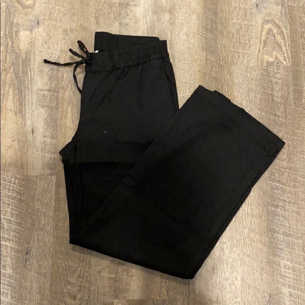 Old Navy Wide Leg Linen Pants